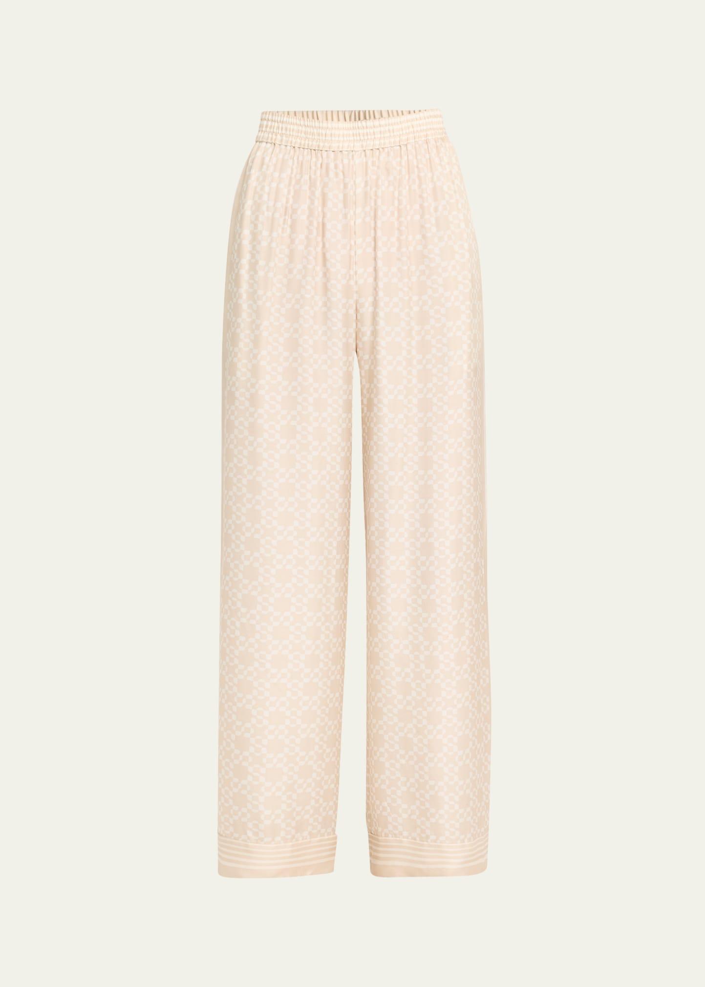 zuna straight-leg pajama pants