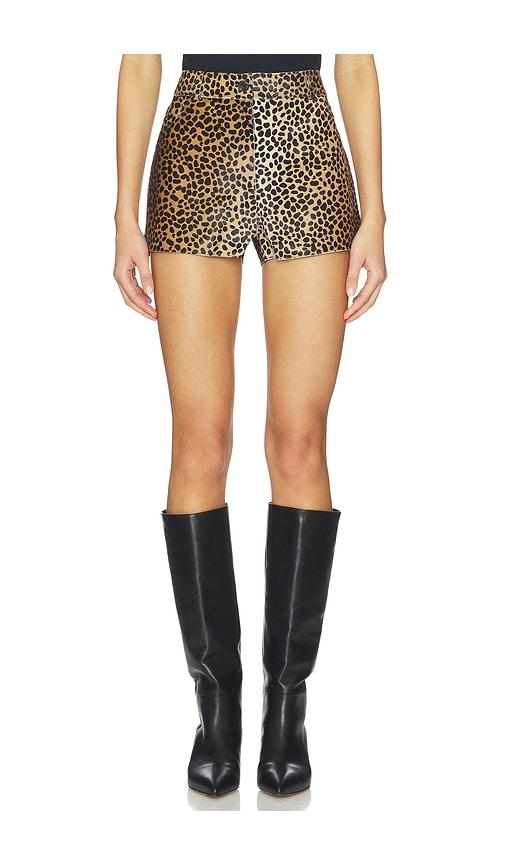 zut ellis shorts in brown.