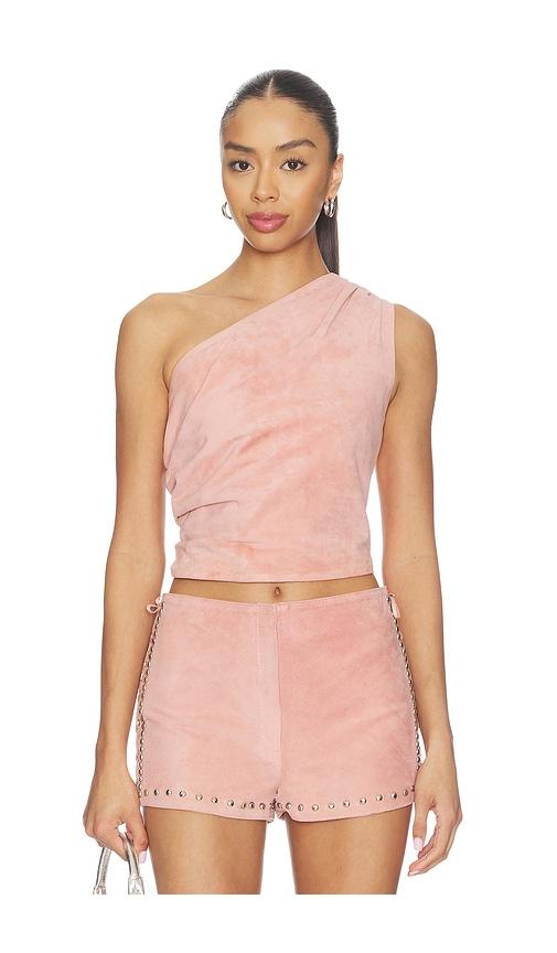 zut laurel top in pink.